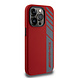 AMG AMG iPhone 15 Pro Backcover hoesje - Magsafe - Vertical Grey Logo - Rood AMG AMG iPhone 15 Pro Backcover hoesje - Magsafe - Vertical Grey Logo - Rood