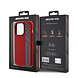 AMG AMG iPhone 15 Pro Backcover hoesje - Magsafe - Vertical Grey Logo - Rood AMG AMG iPhone 15 Pro Backcover hoesje - Magsafe - Vertical Grey Logo - Rood
