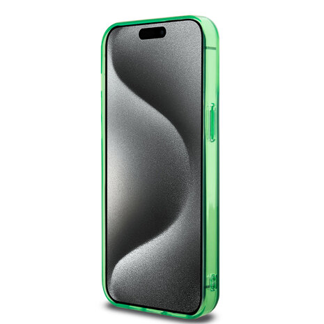 AMG AMG iPhone 15 Pro Max Back cover coque - Magsafe - Vert AMG AMG iPhone 15 Pro Max Back cover coque - Magsafe - Vert
