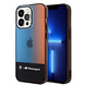 BMW BMW iPhone 14 Pro Back cover coque - IML - Fading Tricolor - Noir BMW BMW iPhone 14 Pro Back cover coque - IML - Fading Tricolor - Noir