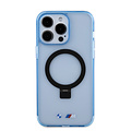 BMW BMW iPhone 15 Pro Max Back cover case - Magsafe - IML Ring Stand - Blue