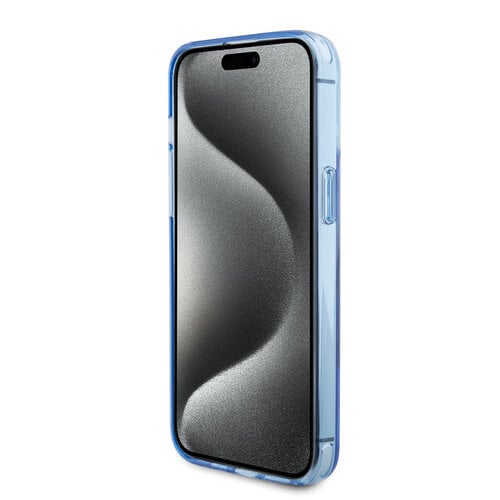 BMW BMW iPhone 15 Pro Max Back cover case - Magsafe - IML Ring Stand - Blue