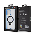 BMW BMW iPhone 15 Pro Max Backcover hoesje - Magsafe - IML Ring Stand - Blauw
