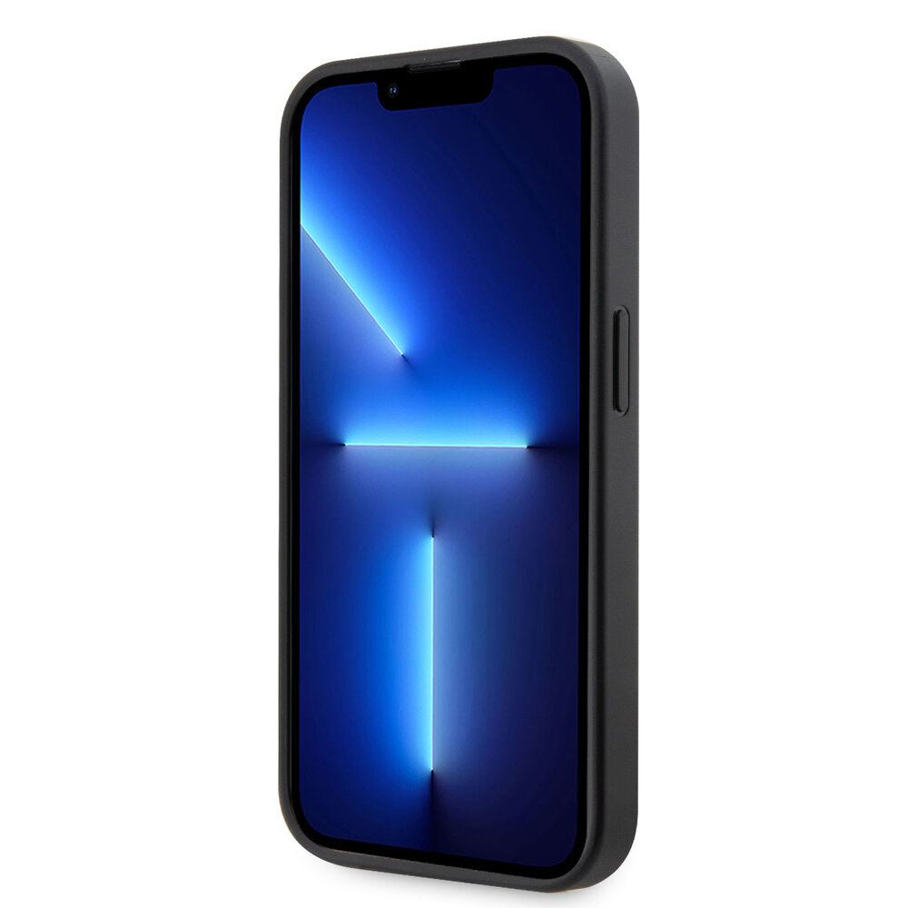 Ferrari Ferrari iPhone 15 Pro Back cover case - Gripstand Carbon Case - Black Ferrari Ferrari iPhone 15 Pro Back cover case - Gripstand Carbon Case - Black