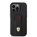 Ferrari Ferrari iPhone 15 Pro Back cover case - Perforated Gripstand - Black Ferrari Ferrari iPhone 15 Pro Back cover case - Perforated Gripstand - Black