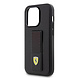 Ferrari Ferrari iPhone 15 Pro Back-Cover hul - Perforated Gripstand - Schwarz Ferrari Ferrari iPhone 15 Pro Back-Cover hul - Perforated Gripstand - Schwarz