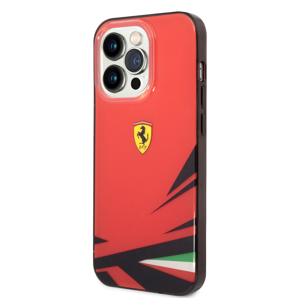 Ferrari Ferrari iPhone 14 Pro Back cover case - Double Layer Print - Red Ferrari Ferrari iPhone 14 Pro Back cover case - Double Layer Print - Red
