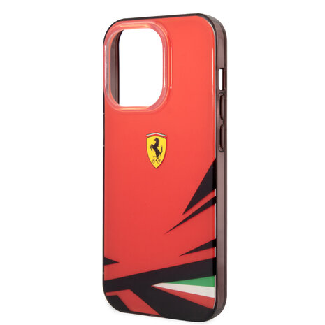 Ferrari Ferrari iPhone 14 Pro Back cover case - Double Layer Print - Red Ferrari Ferrari iPhone 14 Pro Back cover case - Double Layer Print - Red