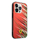 Ferrari Ferrari iPhone 14 Pro Back cover case - Double Layer Grass Print - Red Ferrari Ferrari iPhone 14 Pro Back cover case - Double Layer Grass Print - Red