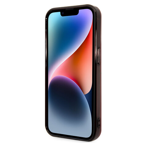 Ferrari Ferrari iPhone 14 Pro Back cover coque - Double Layer Grass Print - Rouge Ferrari Ferrari iPhone 14 Pro Back cover coque - Double Layer Grass Print - Rouge