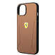 Ferrari Ferrari iPhone 14 Plus & 15 Plus Back-Cover hul - Hot Stamped Sides - Camel Ferrari Ferrari iPhone 14 Plus & 15 Plus Back-Cover hul - Hot Stamped Sides - Camel