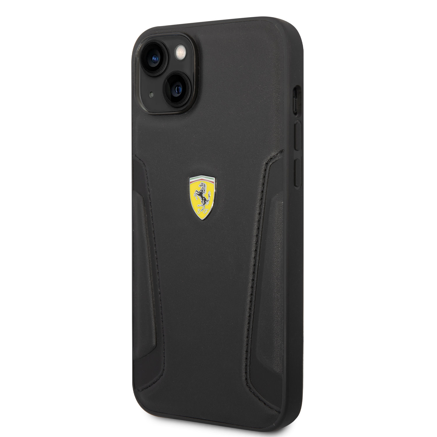 Ferrari Ferrari iPhone 14 Plus & 15 Plus Backcover hoesje - Hot Stamp - Zwart, foto 3 van 6
