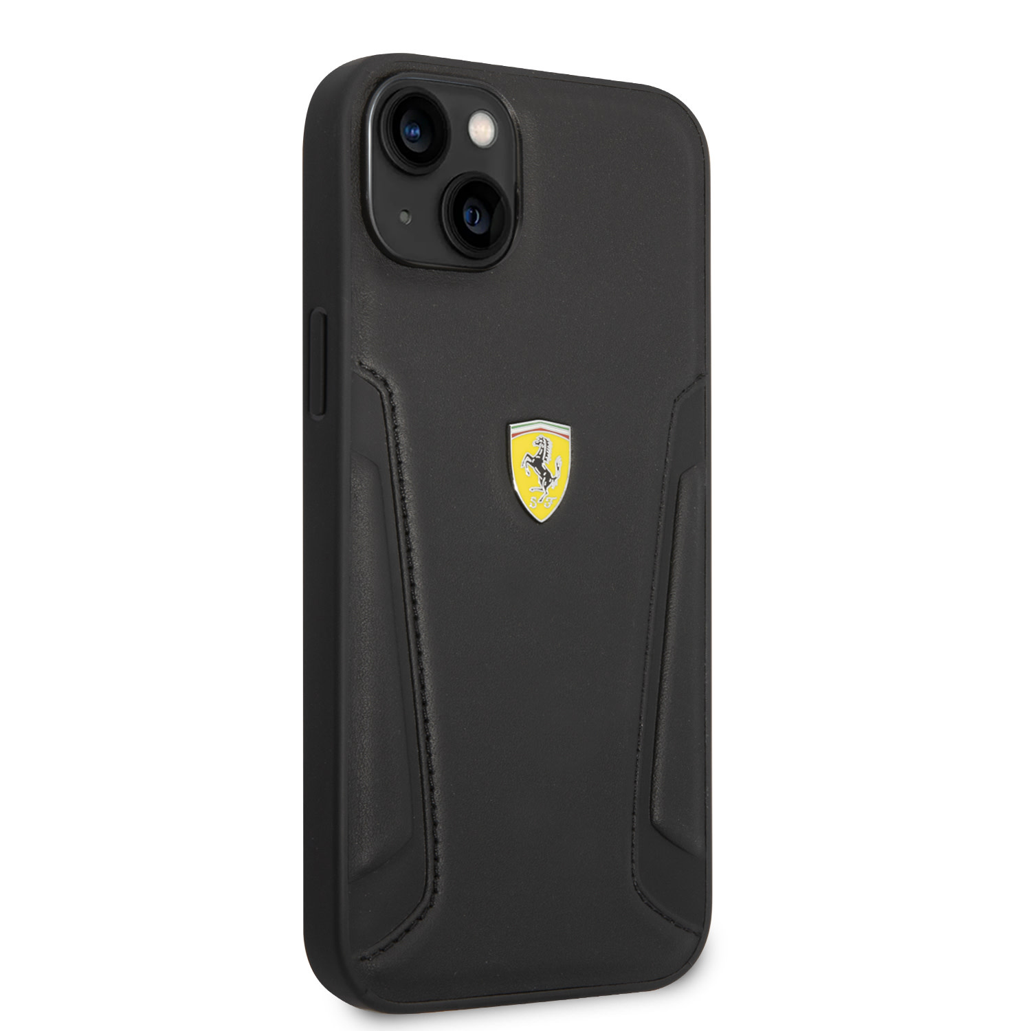 Ferrari Ferrari iPhone 14 Plus & 15 Plus Backcover hoesje - Hot Stamp - Zwart, foto 5 van 6