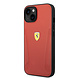 Ferrari Ferrari iPhone 14 Plus & 15 Plus Back-Cover hul - Hot Stamped Sides - Rot Ferrari Ferrari iPhone 14 Plus & 15 Plus Back-Cover hul - Hot Stamped Sides - Rot