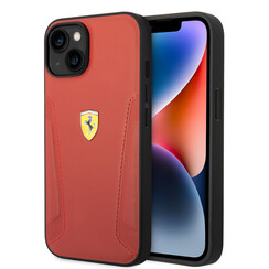 Ferrari iPhone 14 Plus & 15 Plus Back-Cover hul - Hot Stamped Sides - Rot