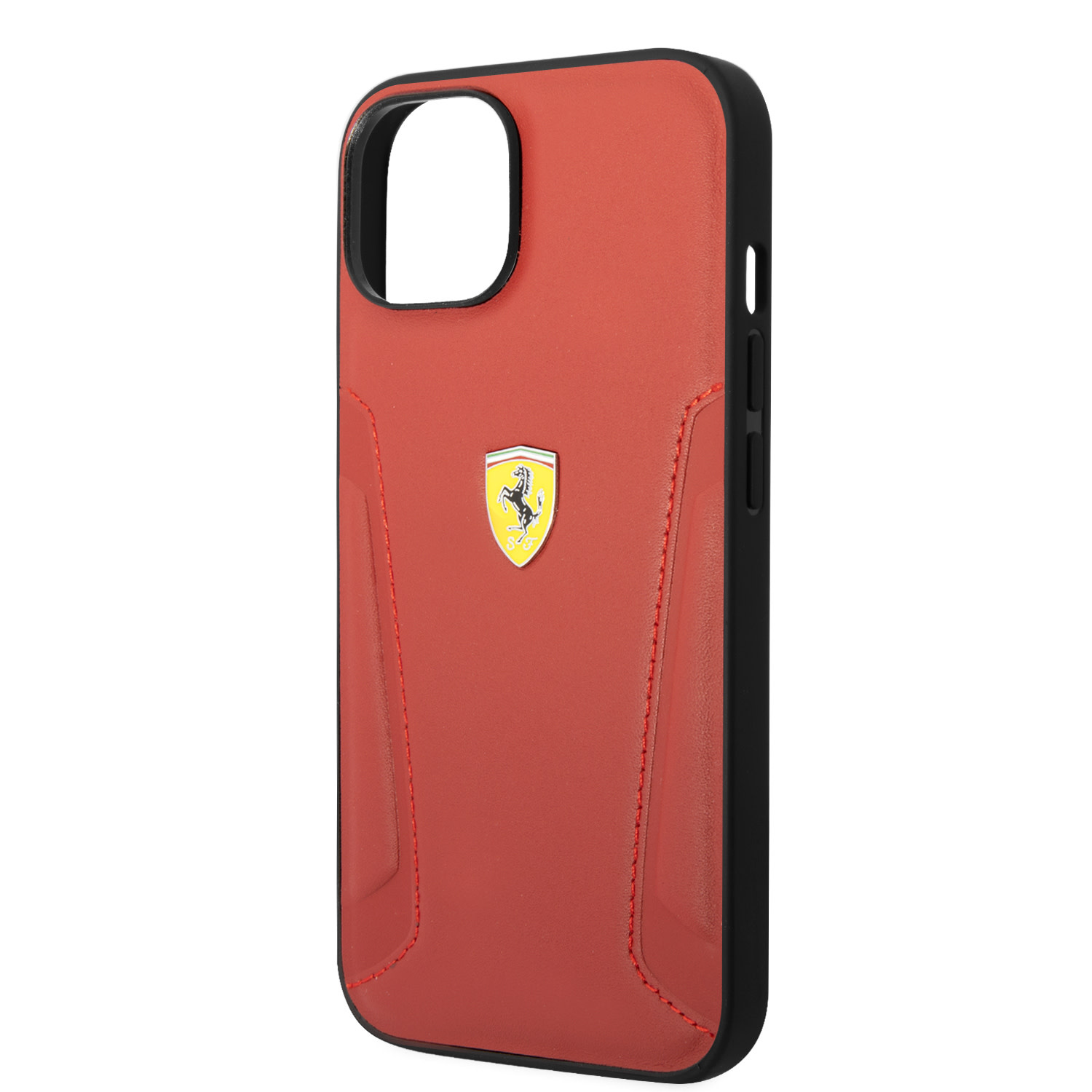 Ferrari Ferrari iPhone 14 Plus & 15 Plus Backcover hoesje - Hot Stamped Sides - Rood, foto 6 van 6