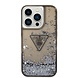 Guess Guess iPhone 15 Pro Back-Cover hul - Liquid Glitter - Translucent Logo - Schwarz Guess Guess iPhone 15 Pro Back-Cover hul - Liquid Glitter - Translucent Logo - Schwarz