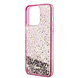 Guess Guess iPhone 15 Pro Max Back cover case - Liquid Glitter - 4G Pattern - Pink Guess Guess iPhone 15 Pro Max Back cover case - Liquid Glitter - 4G Pattern - Pink