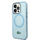Lacoste Lacoste iPhone 15 Pro Backcover hoesje - Magsafe Transparent Case - Blauw