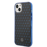 Mercedes-Benz Mercedes-Benz iPhone 14 Plus & 15 Plus Back cover coque - Double Layer Large Star Pattern - Bleu Mercedes-Benz Mercedes-Benz iPhone 14 Plus & 15 Plus Back cover coque - Double Layer Large Star Pattern - Bleu