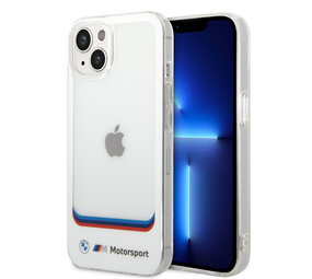 BMW BMW iPhone 14 Plus & 15 Plus Back cover case - IML Big Square - Printed Bottom Logo - White BMW BMW iPhone 14 Plus & 15 Plus Back cover case - IML Big Square - Printed Bottom Logo - White