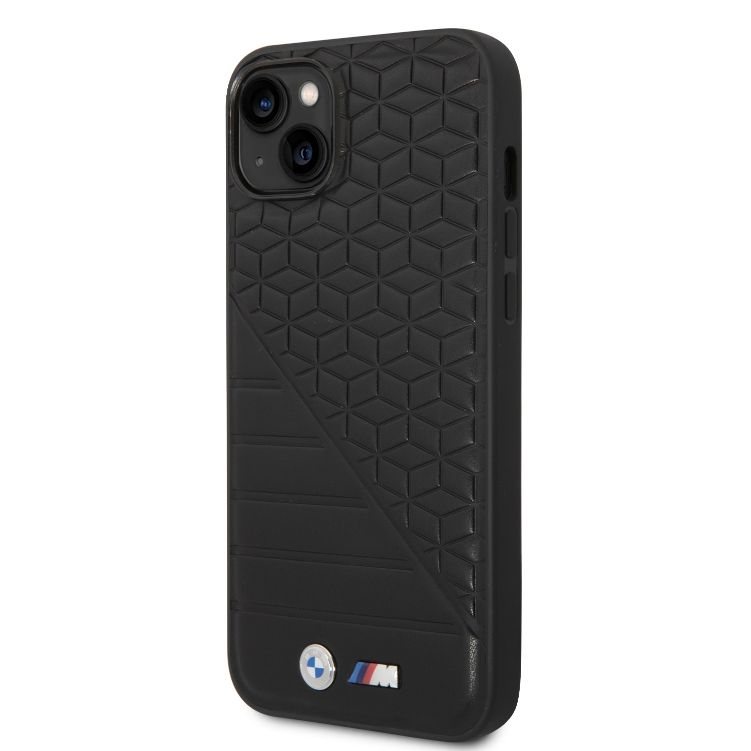 BMW BMW iPhone 14 Plus & 15 Plus Backcover hoesje - M Collection - Hot Stamp & BI Pattern - Zwart, foto 2 van 6