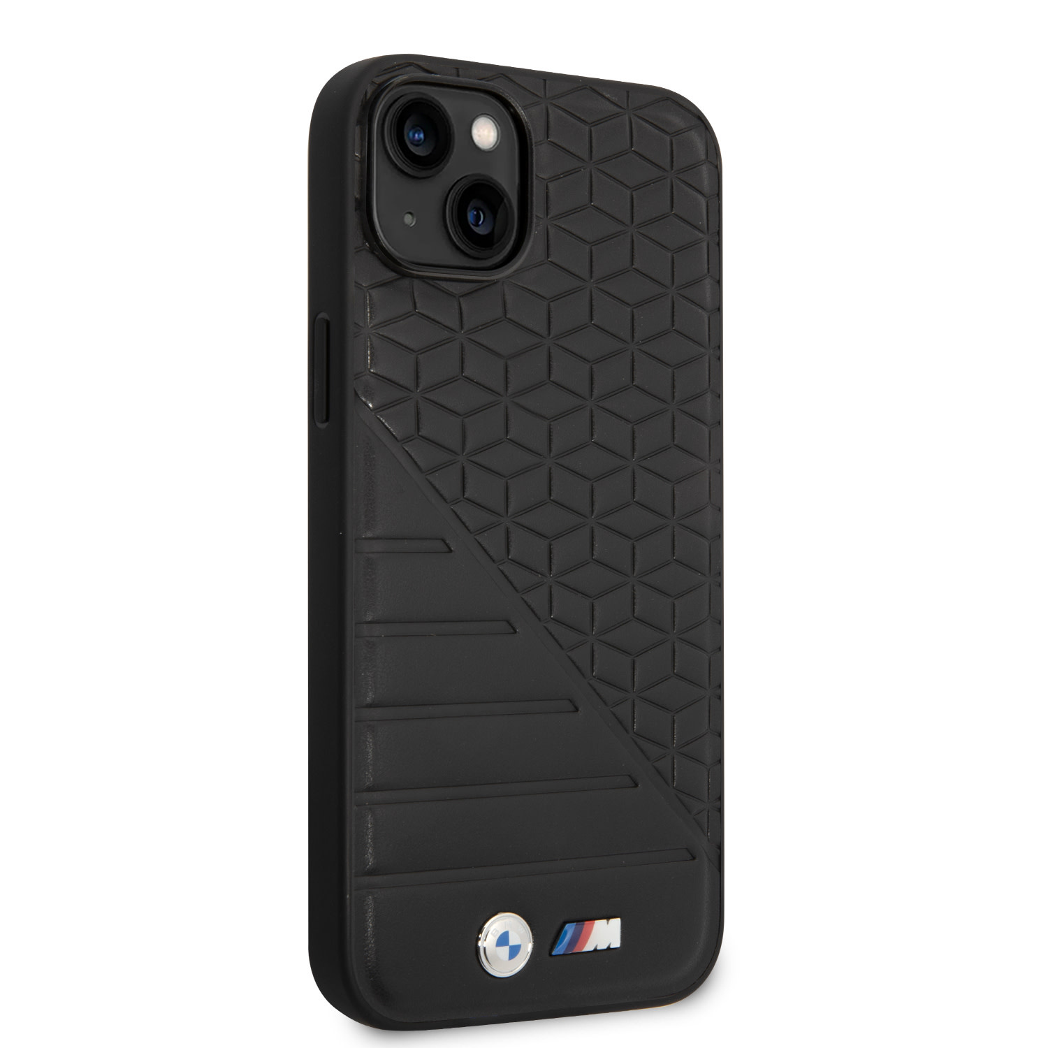 BMW BMW iPhone 14 Plus & 15 Plus Backcover hoesje - M Collection - Hot Stamp & BI Pattern - Zwart, foto 4 van 6