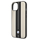 BMW BMW iPhone 14 Plus & 15 Plus Back cover case - Beige Leather Signature - Hot Stamp Lines - Beige BMW BMW iPhone 14 Plus & 15 Plus Back cover case - Beige Leather Signature - Hot Stamp Lines - Beige