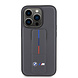 BMW BMW iPhone 15 Pro Backcover hoesje - Tricolor Gripstand - Grijs BMW BMW iPhone 15 Pro Backcover hoesje - Tricolor Gripstand - Grijs