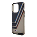 BMW BMW iPhone 15 Pro Back-Cover hul - IML - Tricolor Stripes - Translucent Zones - Schwarz BMW BMW iPhone 15 Pro Back-Cover hul - IML - Tricolor Stripes - Translucent Zones - Schwarz