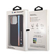 BMW BMW iPhone 15 Pro Backcover hoesje - IML Tricolor Stripe - Zwart BMW BMW iPhone 15 Pro Backcover hoesje - IML Tricolor Stripe - Zwart