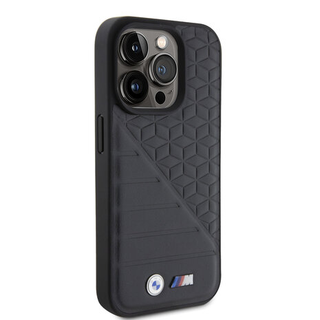 BMW BMW iPhone 15 Pro Back-Cover hul - M Collection - Hot Stamp & BI Pattern - Schwarz BMW BMW iPhone 15 Pro Back-Cover hul - M Collection - Hot Stamp & BI Pattern - Schwarz