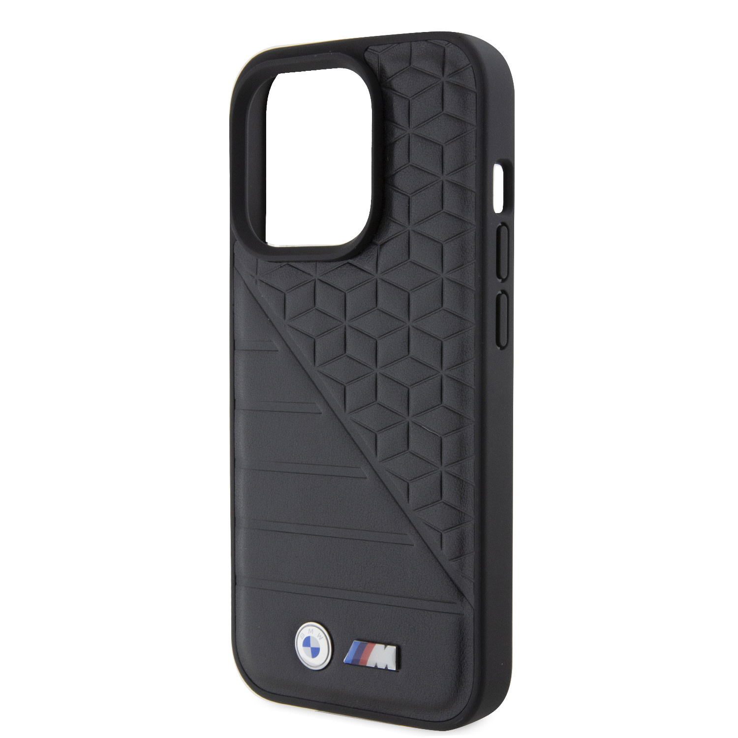 BMW BMW iPhone 15 Pro Backcover hoesje - M Collection - Hot Stamp & BI Pattern - Zwart, foto 6 van 6