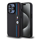 BMW BMW iPhone 15 Pro Back-Cover hul - Mesh Tricolor Pattern - Schwarz BMW BMW iPhone 15 Pro Back-Cover hul - Mesh Tricolor Pattern - Schwarz
