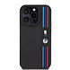 BMW BMW iPhone 15 Pro Back-Cover hul - Mesh Tricolor Pattern - Schwarz BMW BMW iPhone 15 Pro Back-Cover hul - Mesh Tricolor Pattern - Schwarz