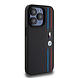 BMW BMW iPhone 15 Pro Back-Cover hul - Mesh Tricolor Pattern - Schwarz BMW BMW iPhone 15 Pro Back-Cover hul - Mesh Tricolor Pattern - Schwarz