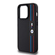 BMW BMW iPhone 15 Pro Back-Cover hul - Mesh Tricolor Pattern - Schwarz BMW BMW iPhone 15 Pro Back-Cover hul - Mesh Tricolor Pattern - Schwarz