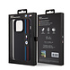 BMW BMW iPhone 15 Pro Back-Cover hul - Mesh Tricolor Pattern - Schwarz BMW BMW iPhone 15 Pro Back-Cover hul - Mesh Tricolor Pattern - Schwarz