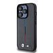 BMW BMW iPhone 15 Pro Back cover coque - Quilted Tricolor Pattern - Gris BMW BMW iPhone 15 Pro Back cover coque - Quilted Tricolor Pattern - Gris