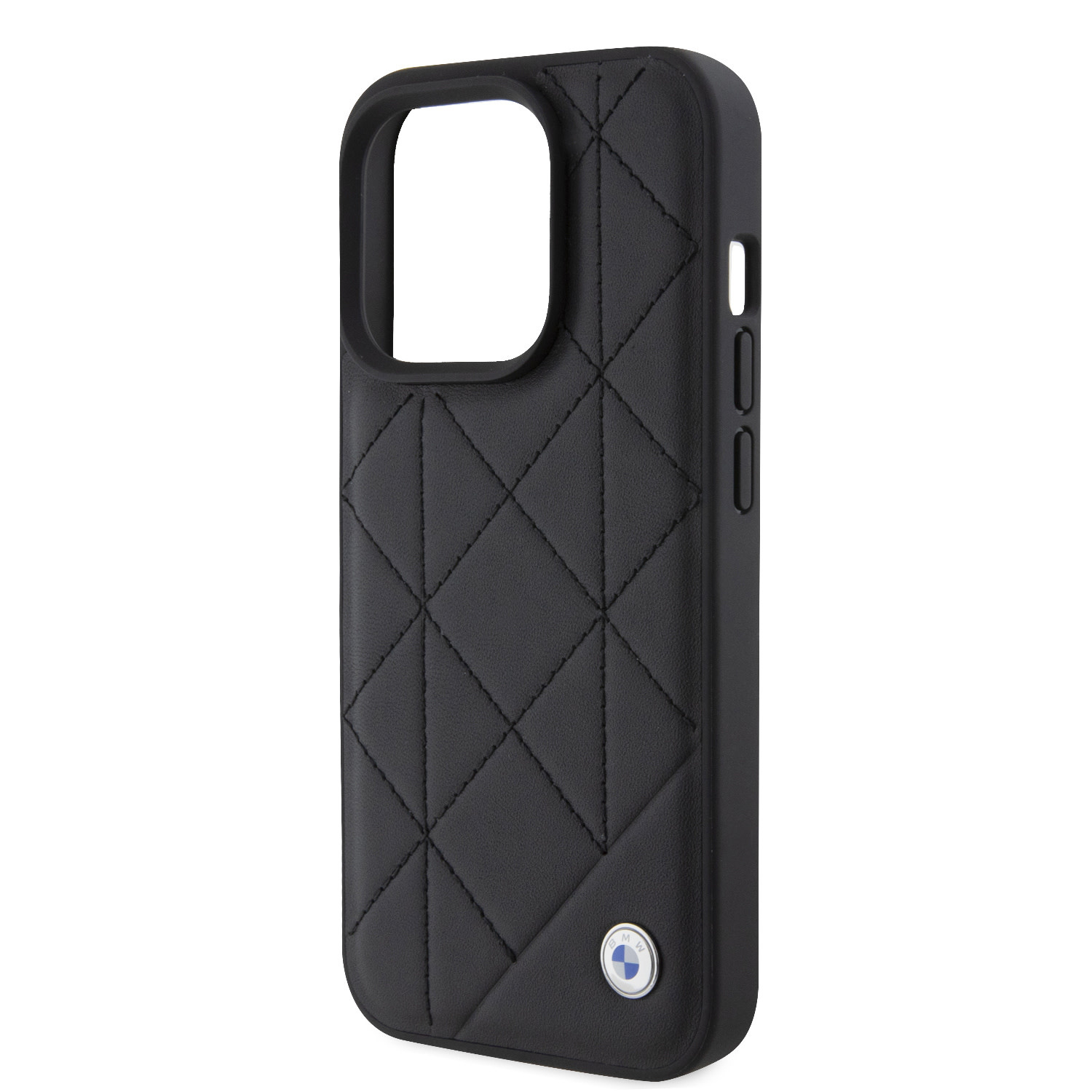 BMW BMW iPhone 15 Pro Backcover hoesje - Quilted Pattern - Zwart, foto 6 van 6