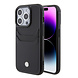 BMW BMW iPhone 15 Pro Back-Cover hul - Leather Card Slot - Schwarz BMW BMW iPhone 15 Pro Back-Cover hul - Leather Card Slot - Schwarz