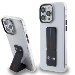 BMW iPhone 15 Pro Back cover case - Gripstand - Transparent