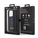 BMW BMW iPhone 15 Pro Backcover hoesje - Gripstand - Carbon Print - Zwart BMW BMW iPhone 15 Pro Backcover hoesje - Gripstand - Carbon Print - Zwart