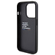 BMW BMW iPhone 15 Pro Backcover hoesje - Gripstand - Carbon Print - Zwart BMW BMW iPhone 15 Pro Backcover hoesje - Gripstand - Carbon Print - Zwart