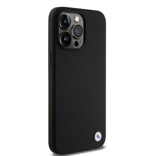 BMW BMW iPhone 15 Pro Max Back-Cover hul - Metal Logo - Schwarz
