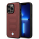 BMW BMW iPhone 14 Pro Max Backcover hoesje - Red Leather Signature - Perforated Seats Design - Rood BMW BMW iPhone 14 Pro Max Backcover hoesje - Red Leather Signature - Perforated Seats Design - Rood