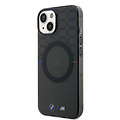 BMW BMW iPhone 15 Plus & 14 Plus Back-Cover hul - Magsafe - M Pattern - Grau
