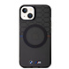 BMW BMW iPhone 15 Plus & 14 Plus Backcover hoesje - Magsafe - M Pattern - Grijs BMW BMW iPhone 15 Plus & 14 Plus Backcover hoesje - Magsafe - M Pattern - Grijs