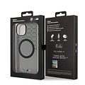 BMW BMW iPhone 15 Plus & 14 Plus Back cover coque - Magsafe - M Pattern - Gris