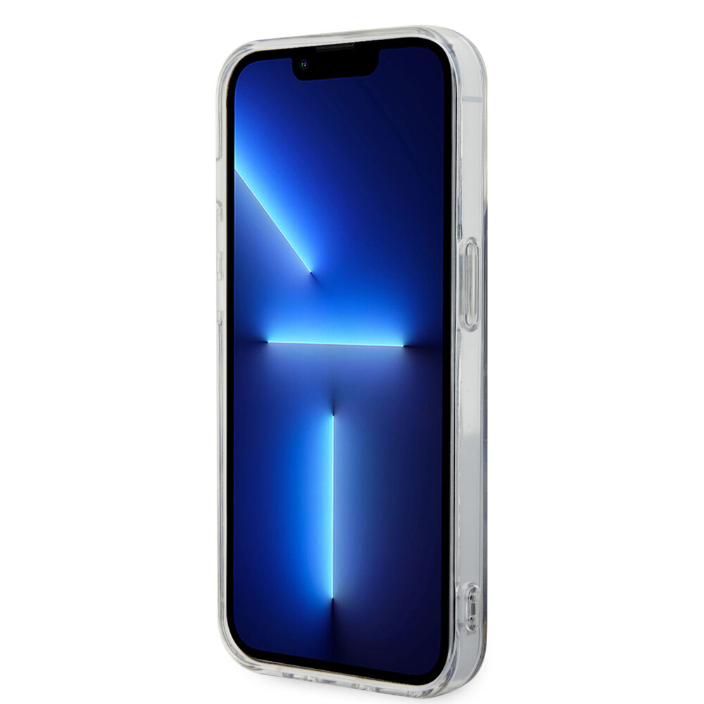 Guess Guess iPhone 15 Pro Back cover case - Magsafe - Marble Pattern - Blue Guess Guess iPhone 15 Pro Back cover case - Magsafe - Marble Pattern - Blue